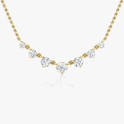 0.25 CT Round CVD F/VS Diamond Necklace