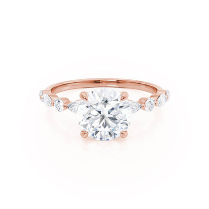 1.0 CT Round Solitaire CVD G/VVS2 Diamond Engagement Ring