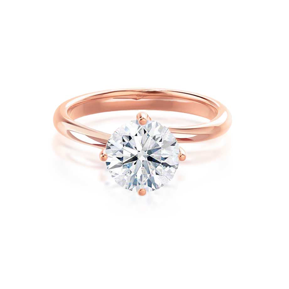 1.20 CT Round Solitaire CVD G/VVS1 Diamond Engagement Ring