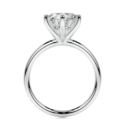 2.0 CT Round Solitaire CVD E/VS2 Diamond Engagement Ring