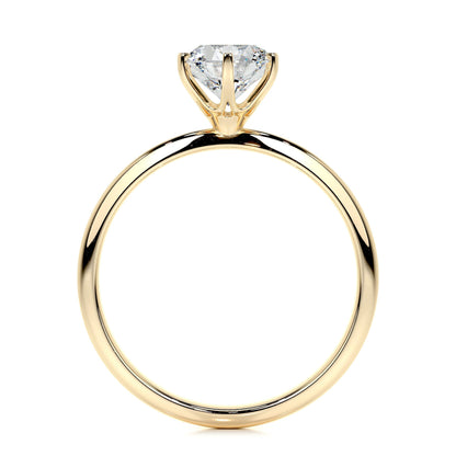 1.0 CT Marquise Solitaire CVD F/VS2 Diamond Engagement Ring