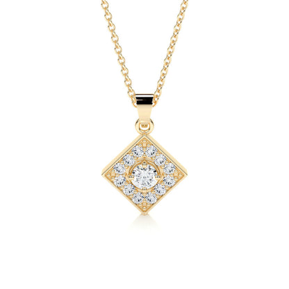 0.25 CT Round CVD F/VS Diamond Necklace