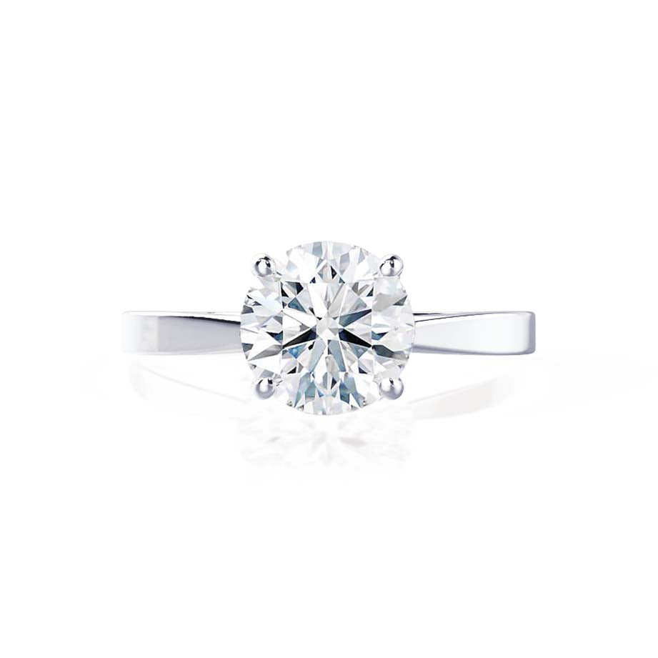 1.50 CT Round Solitaire CVD E/VVS1 Diamond Engagement Ring