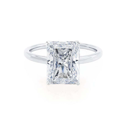 1.20 CT Radiant Solitaire CVD E/VVS2 Diamond Engagement Ring