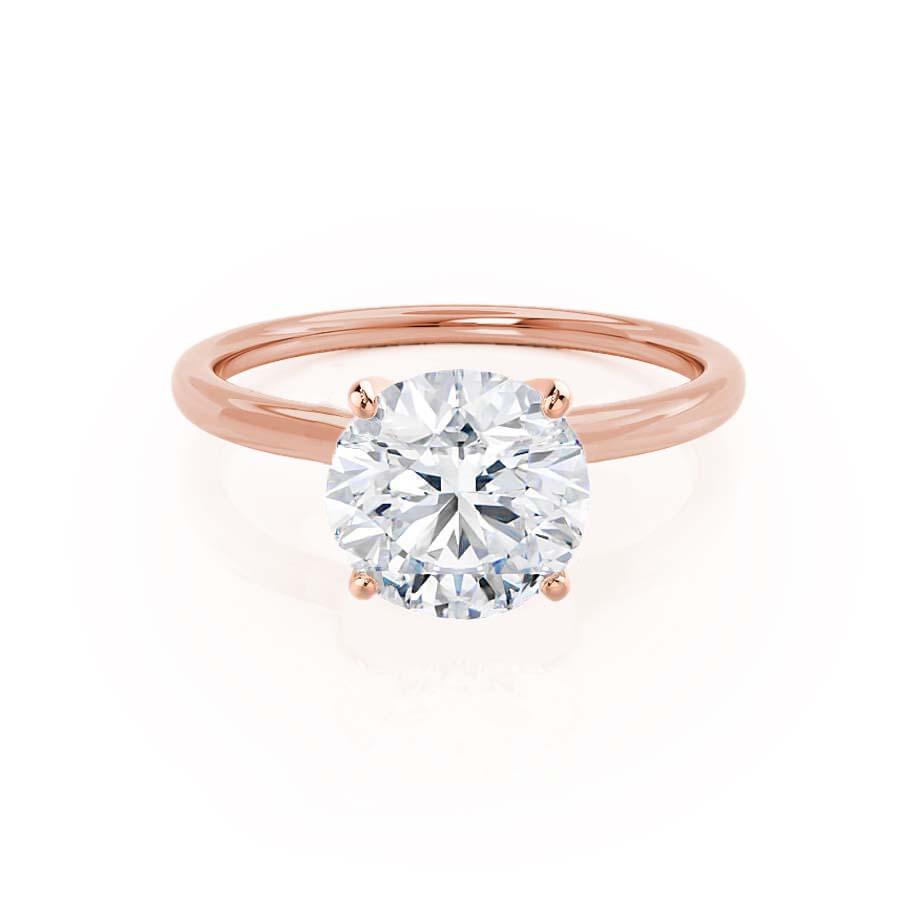 1.20 CT Round Solitaire CVD E/VVS2 Diamond Engagement Ring