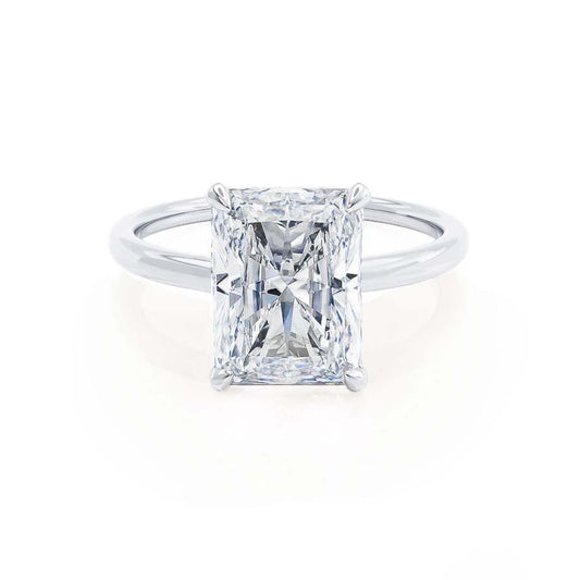 1.50 CT Radiant Hidden Halo CVD G/VS2 Diamond Engagement Ring