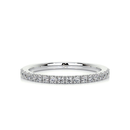 0.3ct Round EF- VVS Diamond Half Eternity Wedding Band