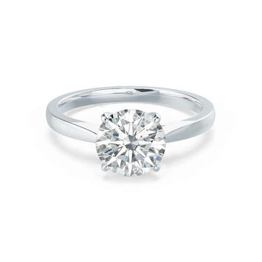 1.20 CT Round Solitaire CVD E/VS1 Diamond Engagement Ring