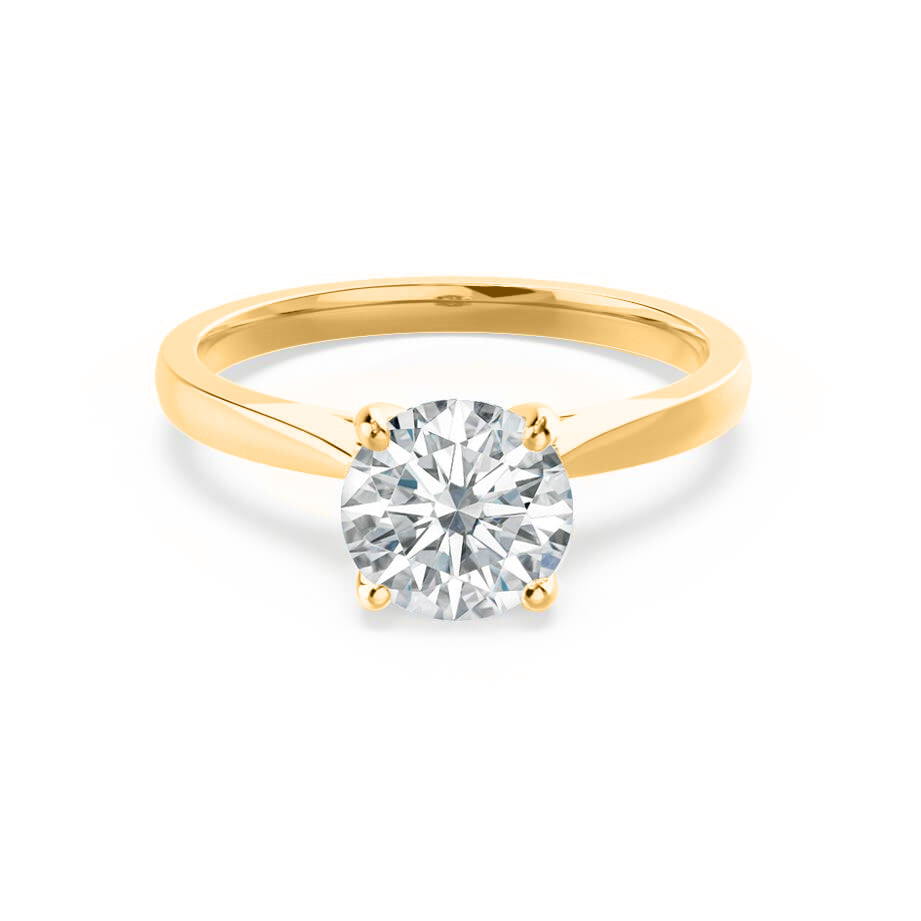 1.20 CT Round Solitaire CVD E/VS1 Diamond Engagement Ring