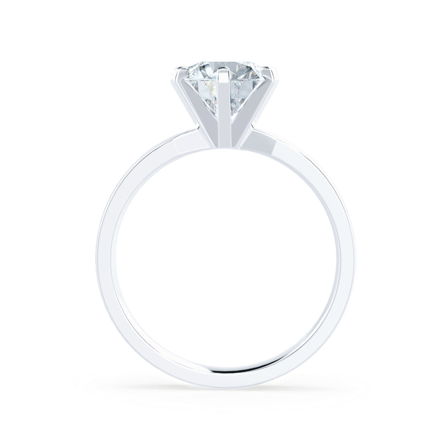 1.50 CT Round Solitaire CVD F/VVS1 Diamond Engagement Ring